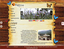 Tablet Screenshot of pousadapapyrus.com.br